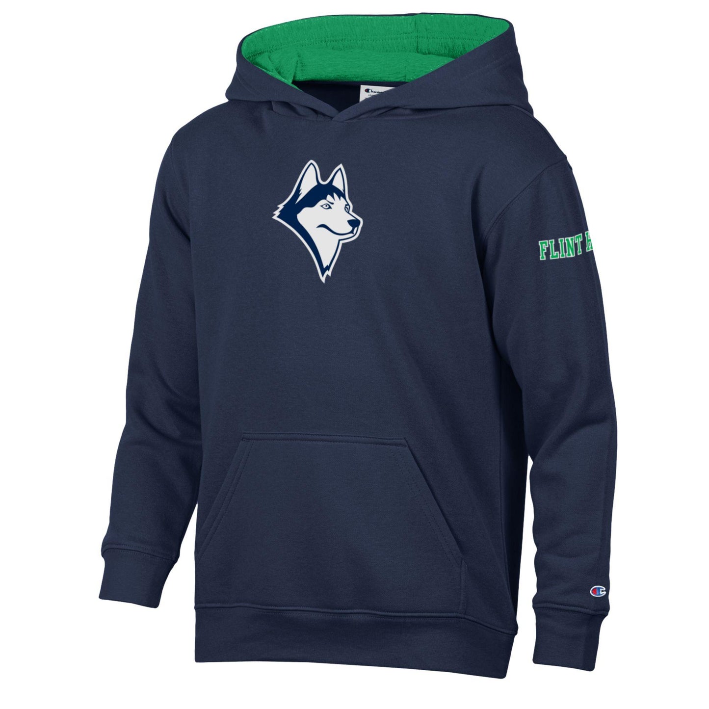 Youth Husky Contrast Liner Hoodie