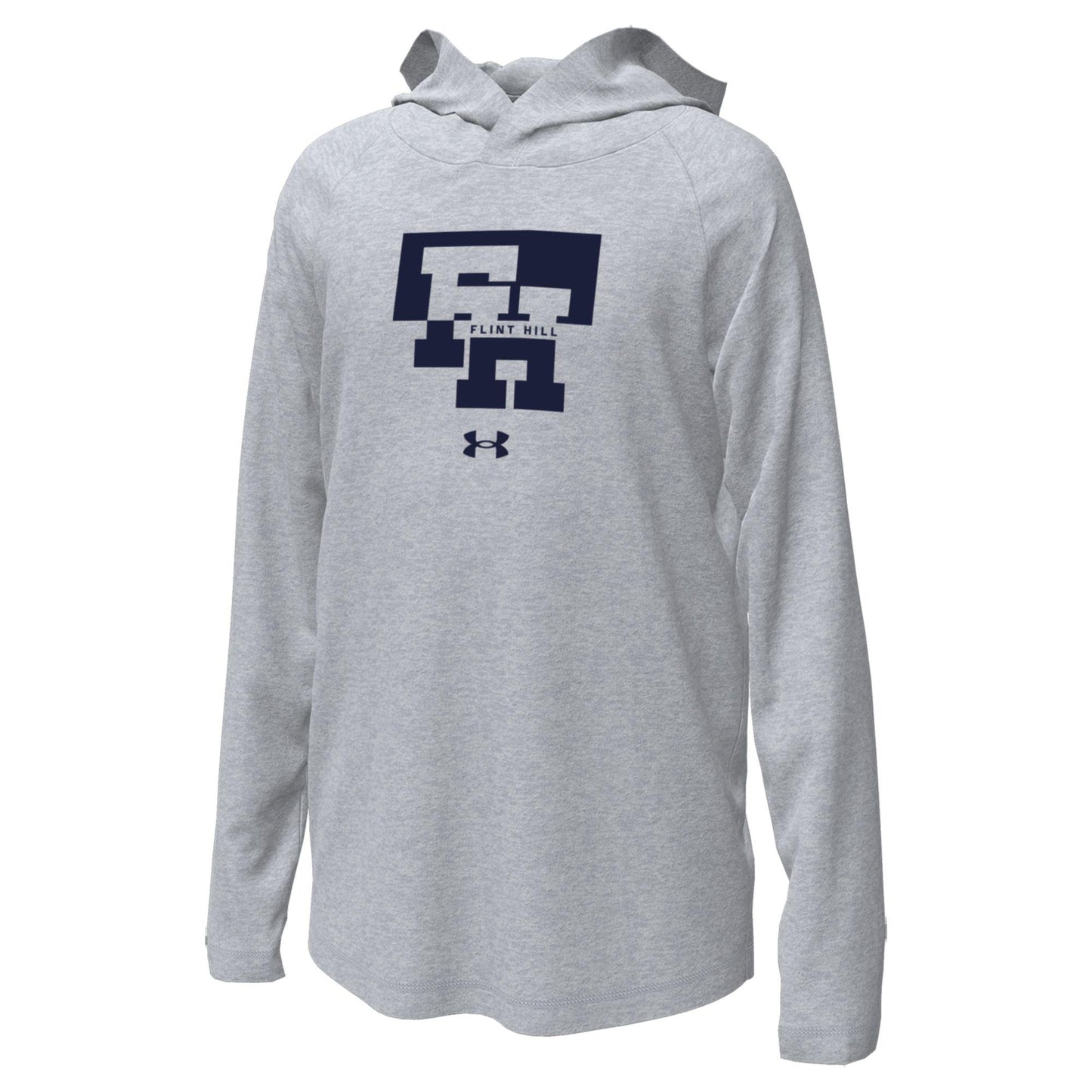 Youth Flint Hill Logo Tech Stretch LS Hood