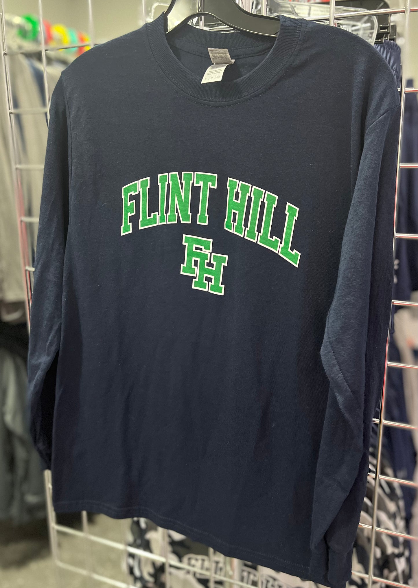Flint Hill FH Long Sleeve Performance Cotton Tee( Final Sale No Return)