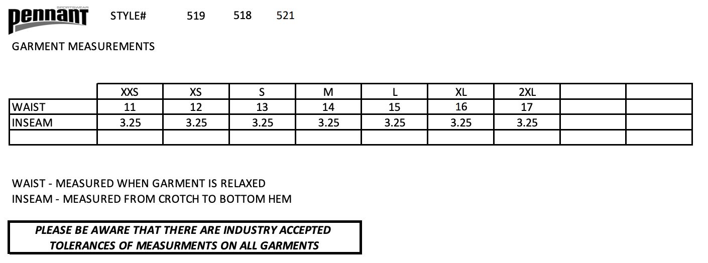 Girls Youth Track Shorts