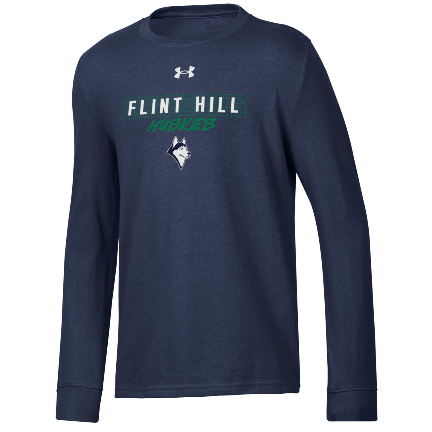 Youth Flint Hill Huskies Performance Cotton LS T