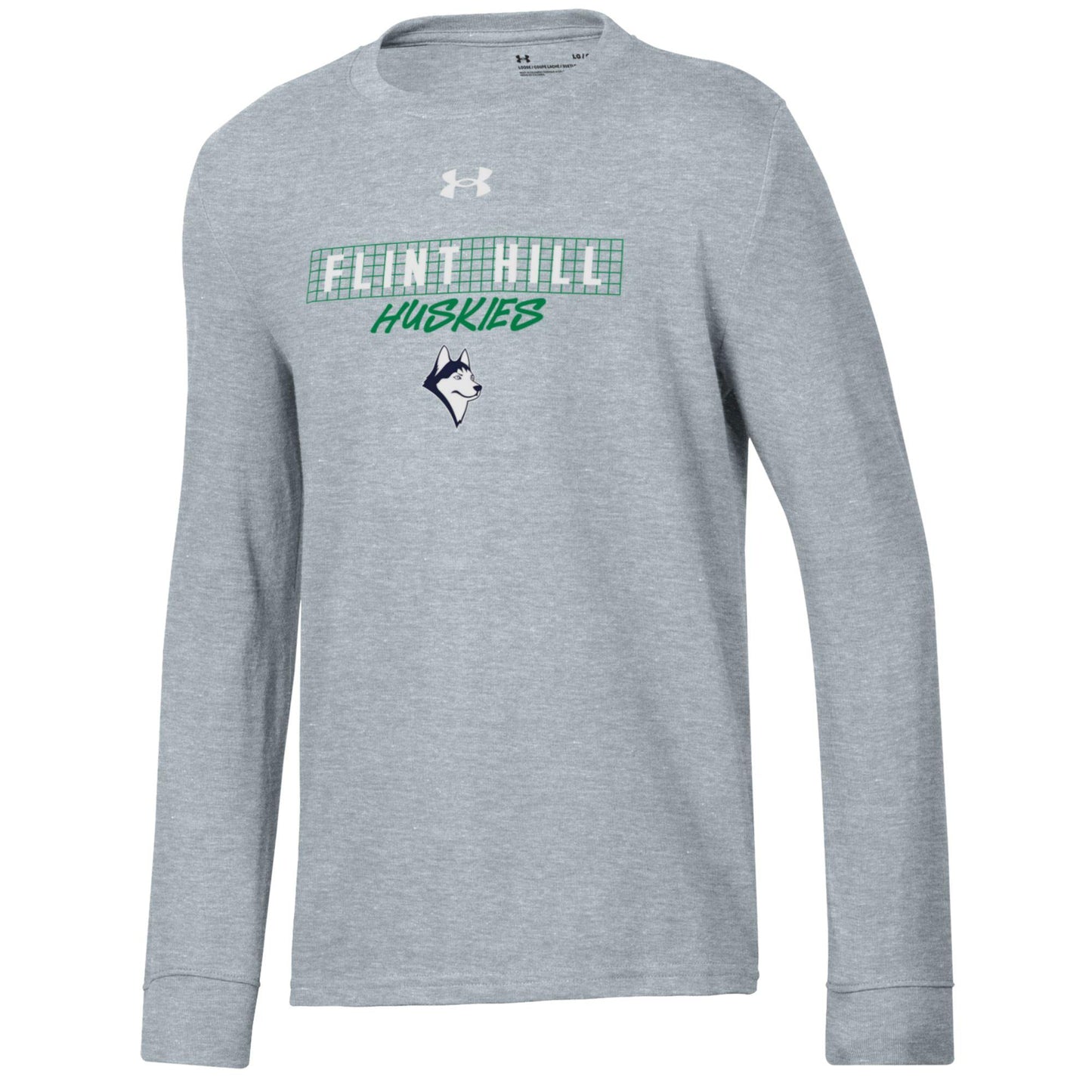Youth Flint Hill Huskies Performance Cotton LS T