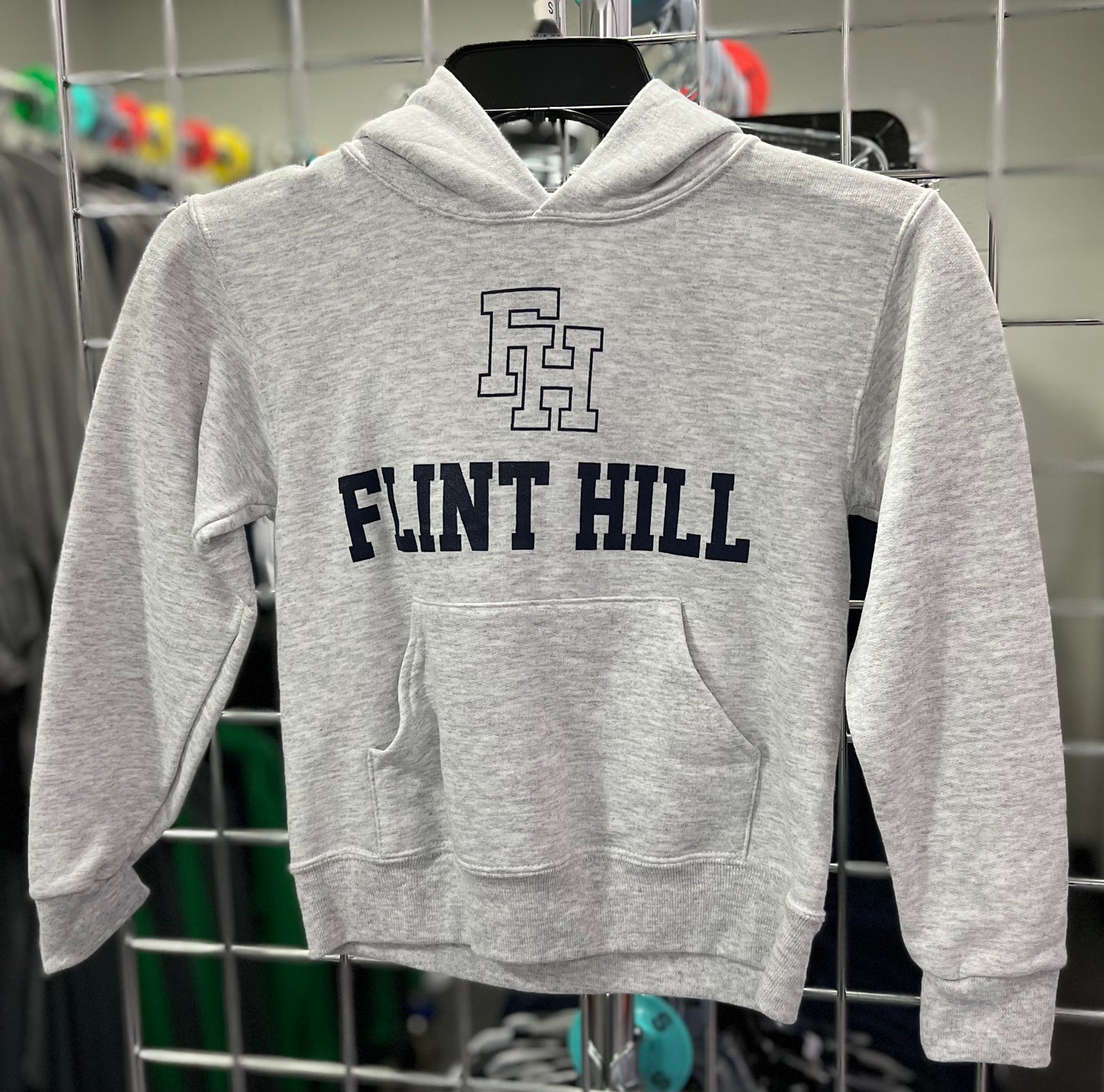 FH Youth NuBlend Hoodie - Grey & White